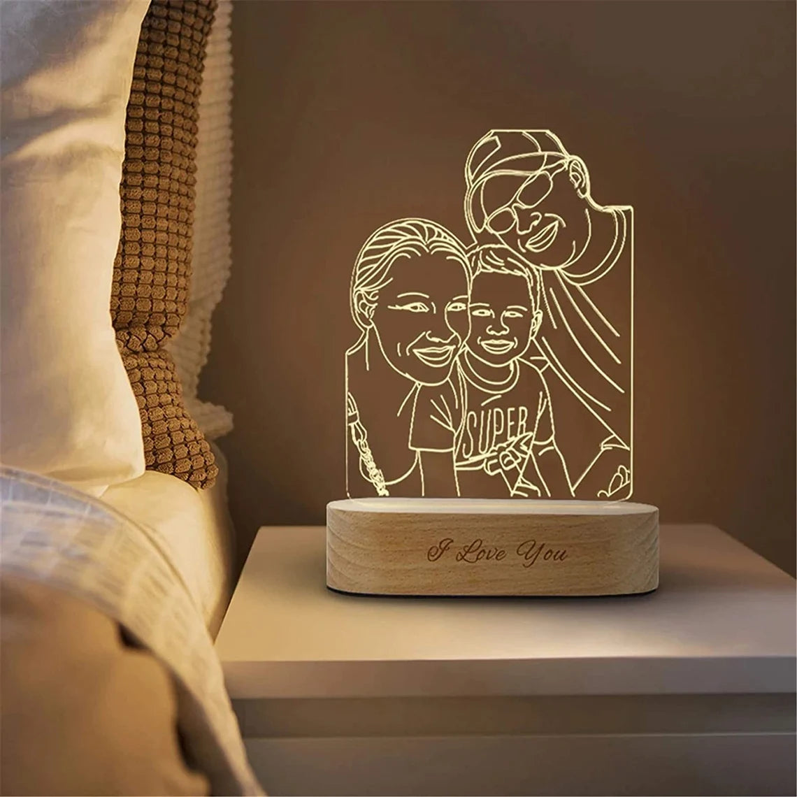 Custom Photo LED Lamp
