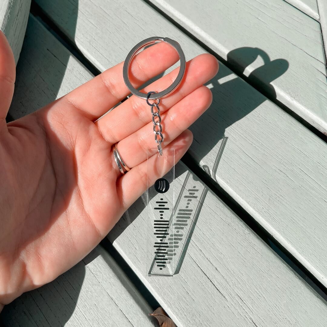 Spotify Code Keychain - Innovative way to carry your favorite music with you