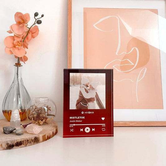 Personalized Love & Liberty Spotify Plaque with 3D effect